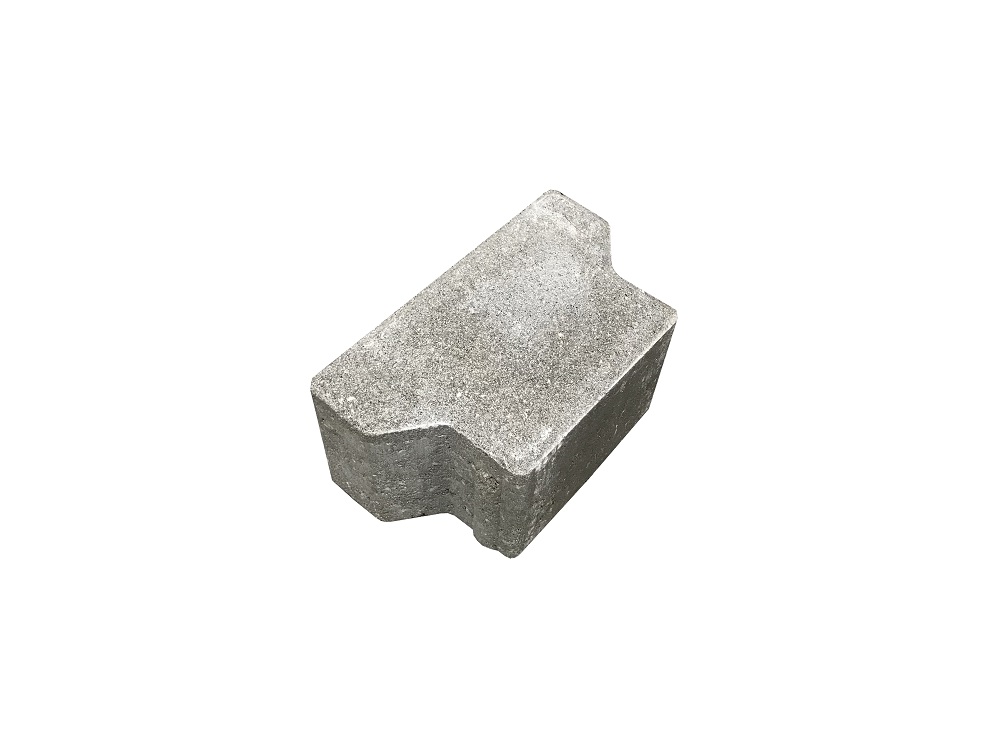 BWL H-podwójna kostka brukowa 8 cm półcegła szara z fazką