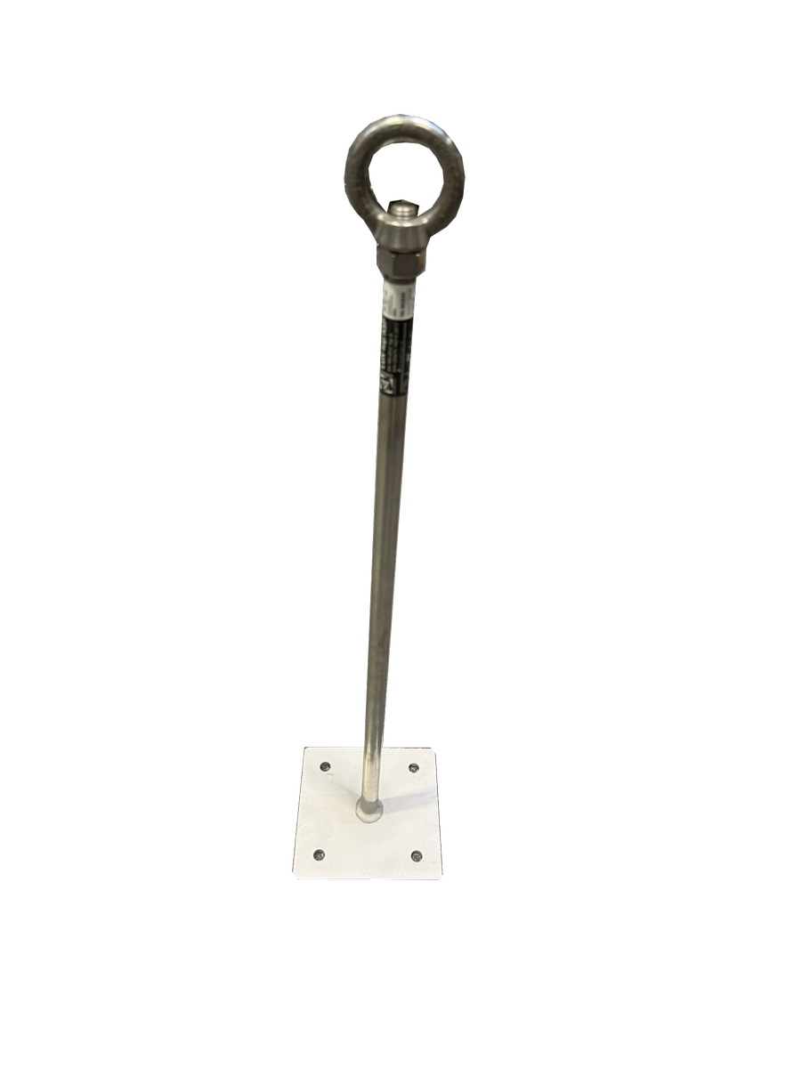 LUX-top® ASP EV 60/2 - Punkt kotwiczący Ø 18 mm ze stali nierdzewnej 600 mm