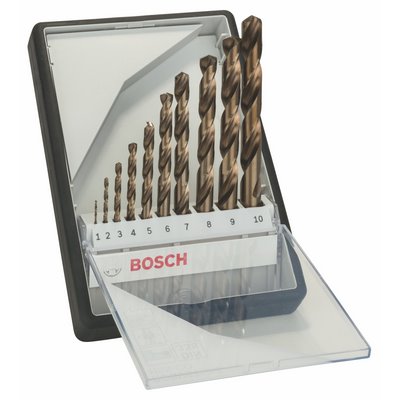 Bosch metal drill bit set HSS-CO Robust Line 10 pcs.