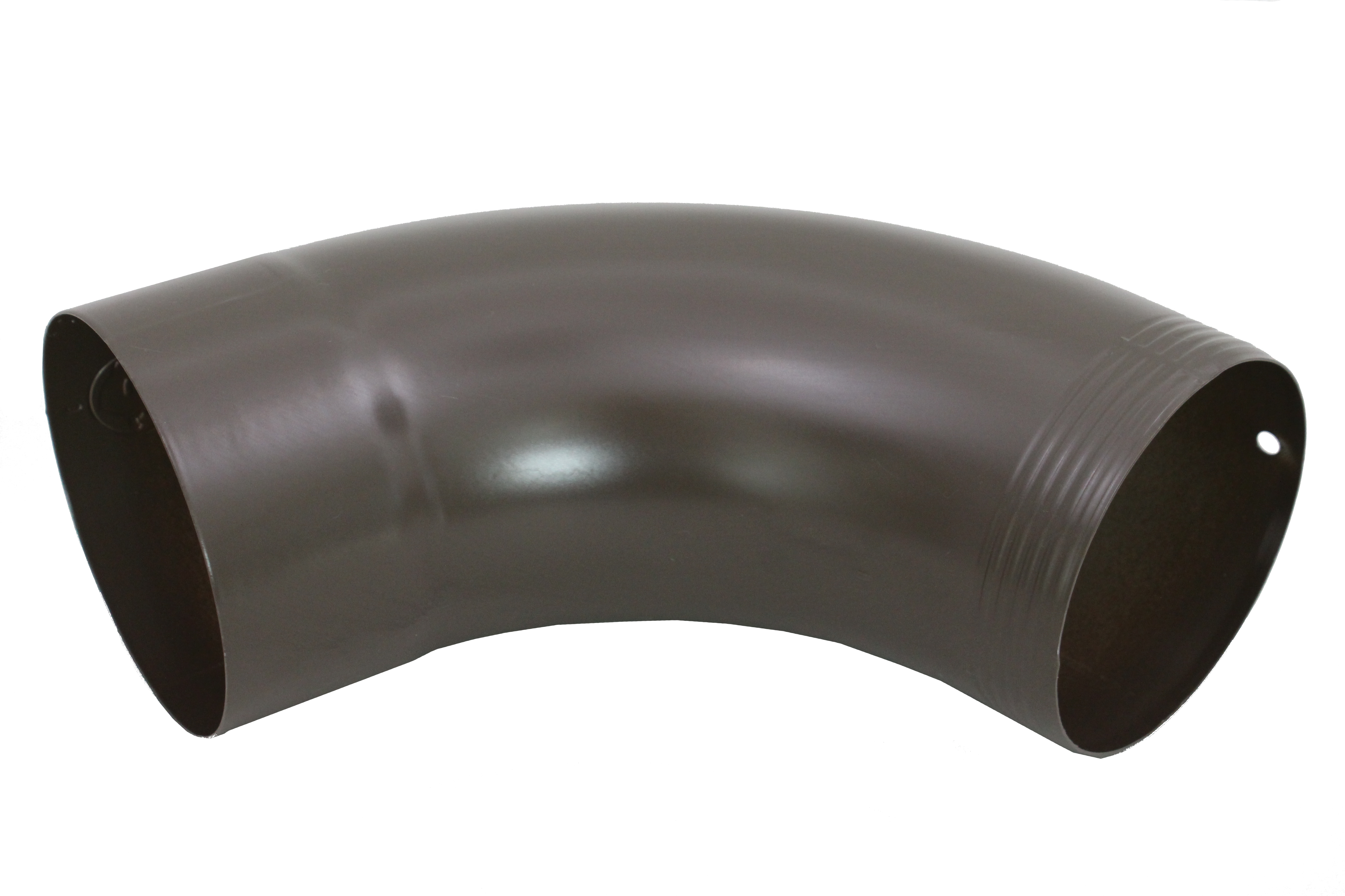 PREFA pipe bend 72degree D 100mm brown