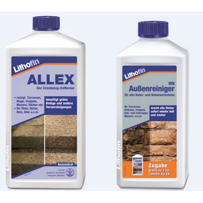 Lithofin ALLEX (special offer) 1 litre + 500 ml MN Exterior Cleaner