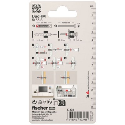 fischer cavity plug DuoHM 5 x 55 S PH TX K (4)