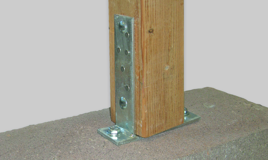 SWG Pfostenanker H-Form 91x600mm