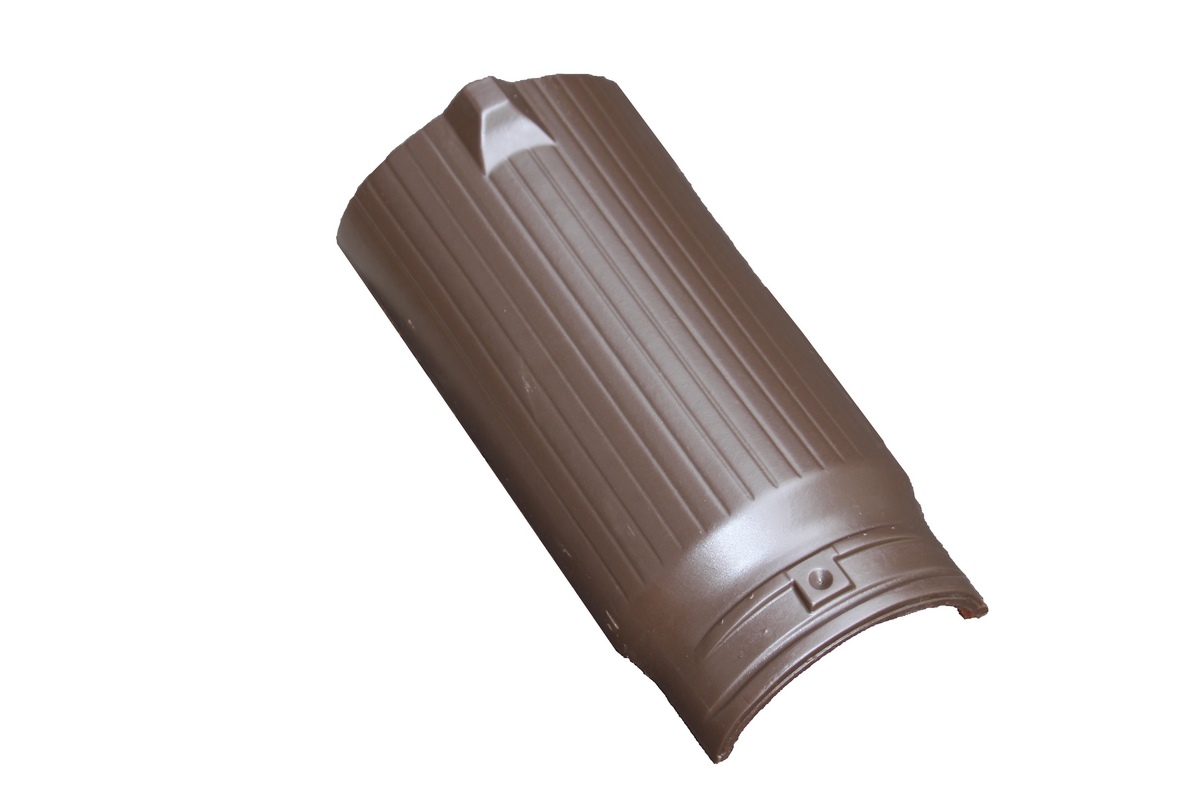 CRE ridge tile type BMZ shade old grey engobed ROG
