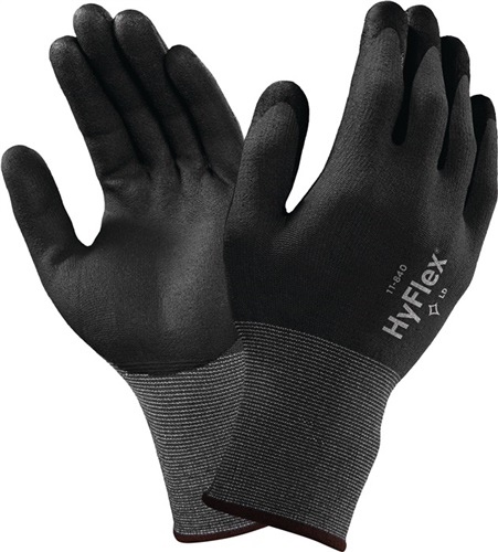 Handschuhe HyFlex 11-840 Gr.11 EN 388 schwarz/grau Nylon-Spandex Kat.II