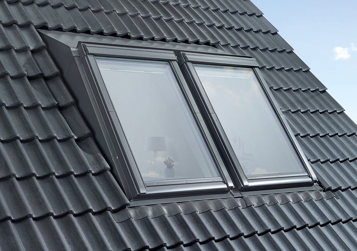 Ramka klinowa kombi Velux EAW PK06 6021E dachówka wysoka/wałek aluminiowy