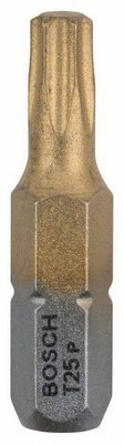 Bosch MaxGrip screwdriver bit 3-pack T25 25mm 1/4"" external hexagon shank