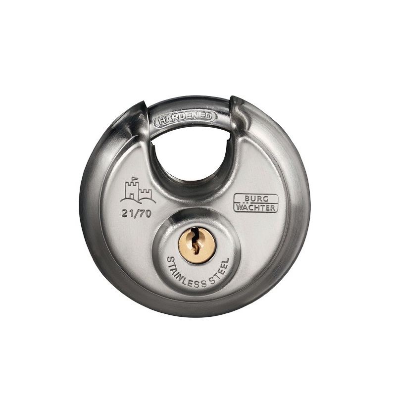 Cylinder padlock 21 70 VA Lock body width 70mm various keyed versions