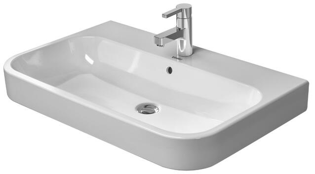 DU umywalka meblowa Happy D.2 800 mm z przelewem w. HLB. 1 HL. biały WonderGliss