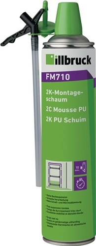 2C assembly foam FM710 400 ml B2 green w.disposable gloves can ILLBRUCK