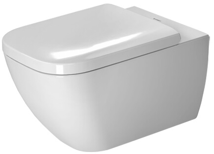 Duravit WC wiszące HAPPY D.2 bez rantu. głęboka biel