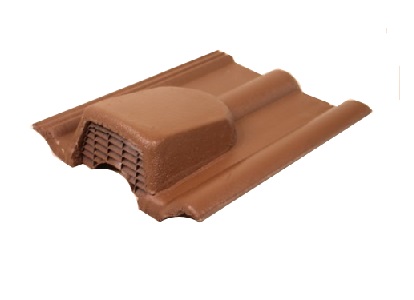 Braas Frankfurter Pfanne Protegon MATT Dark brown ventilation stone