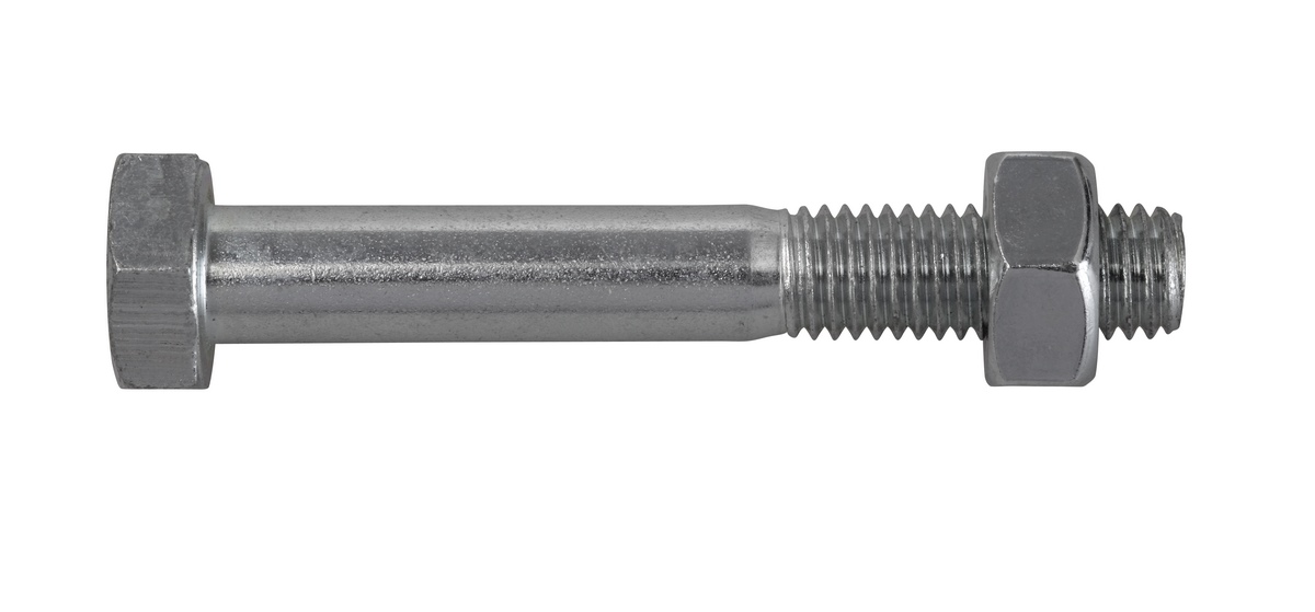 SWG threaded bolt hexagon head 8.8 vz with nut DIN 931 20x100 - 4 pieces