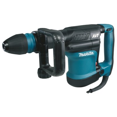 Makita electric chisel hammer HM0871C w. Rod side handle cpl.