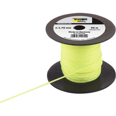 Triuso fluorescent mason's twine polypropylene yellow-fluorescent 1.7mm 50m