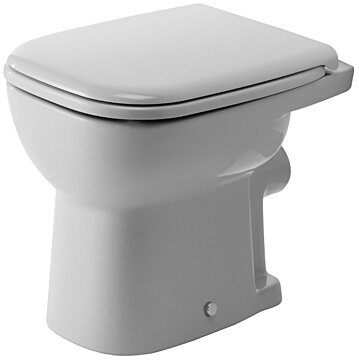 Duravit postument WC D-CODE z płaską spłuczką biały