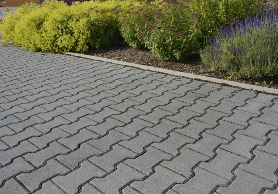 GDM H-BETON nativo Grau L/B/D: 20/16.5/8cm mit Fase Verlegepaket