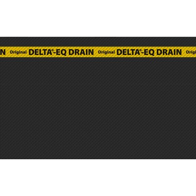 Dörken Delta-EQ Drain 12,5x2,4 m z geowłókniną w kolorze czarnym