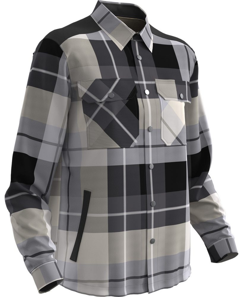 MASCOT® Hemd Flanell gefüttert Anthrazitgrau-kariert Gr. L
