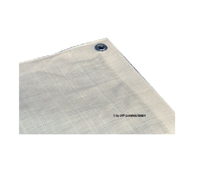 IAP fabric tarpaulin StandardSuper 3x4m natural aluminium eyelets every 1m edge+cord reinforcement/FM