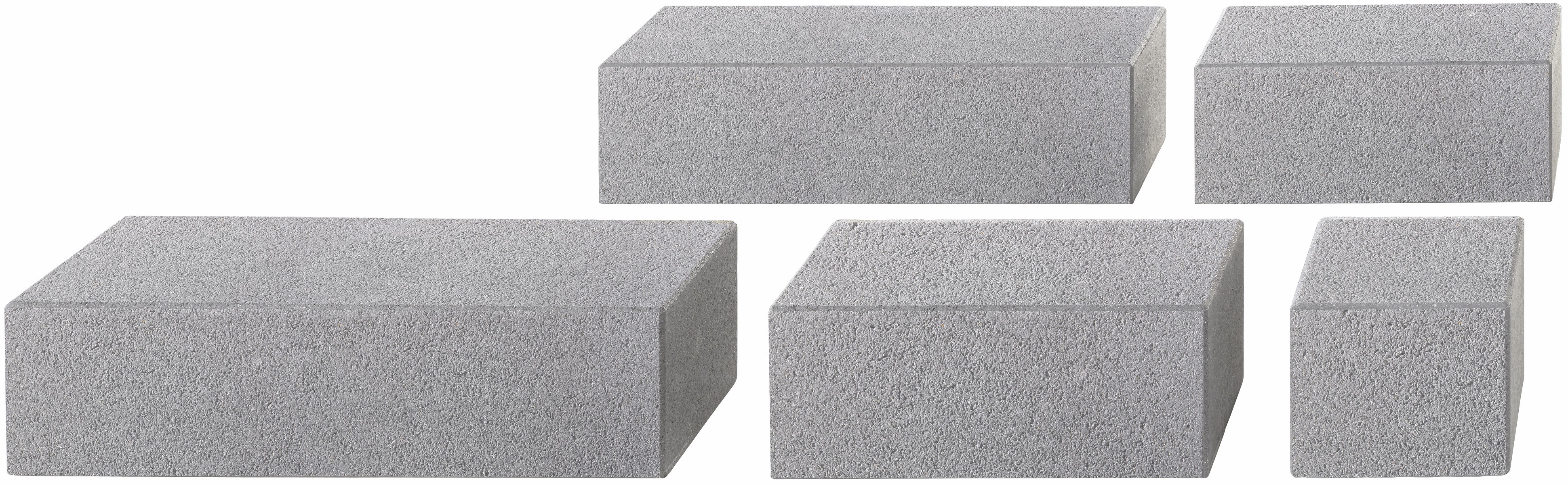 Endelement Vios 45x22.5x16.5cm grau feingestrahlt