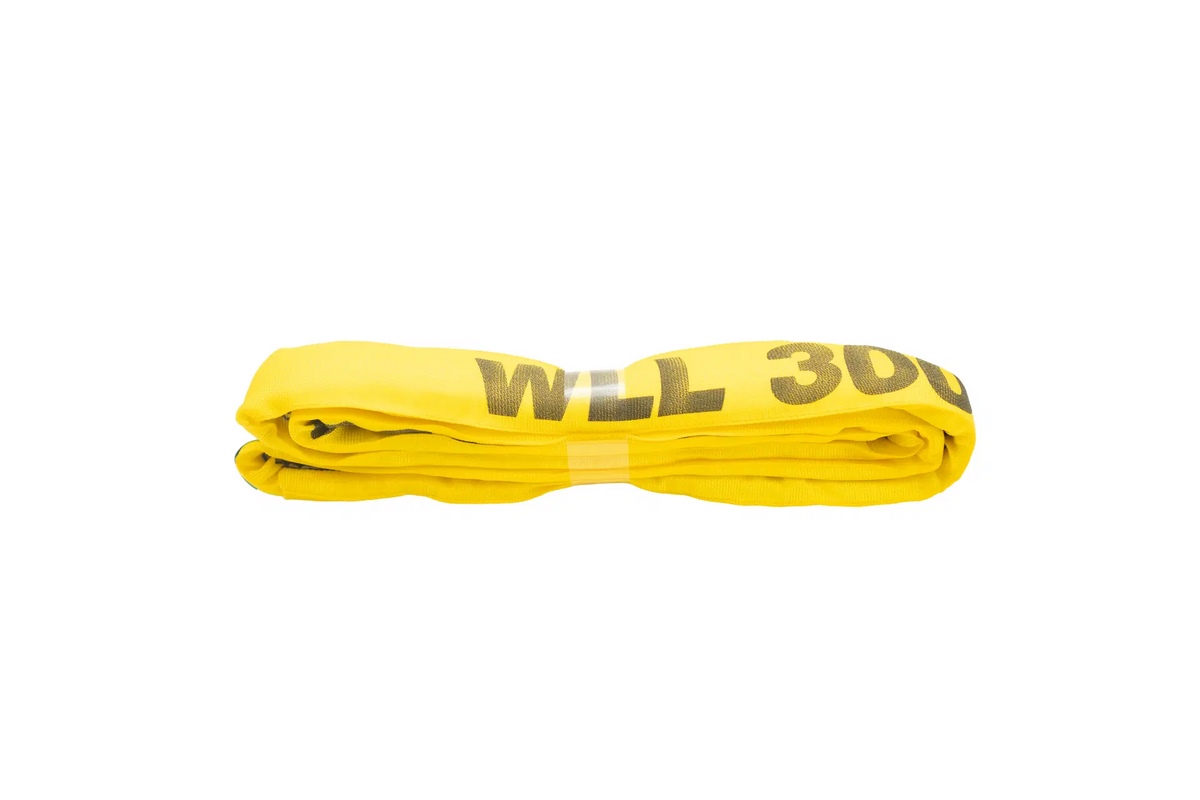 Dolezych DoForce round sling 4m yellow single sheath WLL PES 3,000 kg