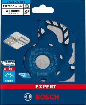 Bosch DIA cup wheel 125x22.23x4.5mm EXPERT Concrete