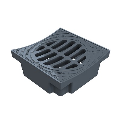 Przystawka 300x300mm Kl. B125 SW 25mm odlewana forma kanałowa