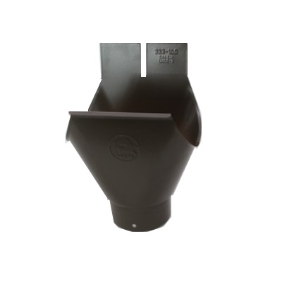 PREFA gutter support 333x100mm brown