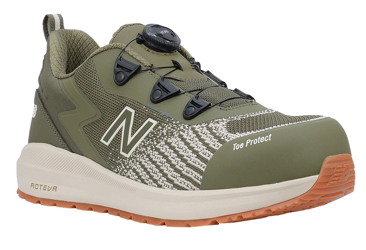New Balance Speedware Boa Halbschuhe S1 P SRC olive/weiß - Gr.405