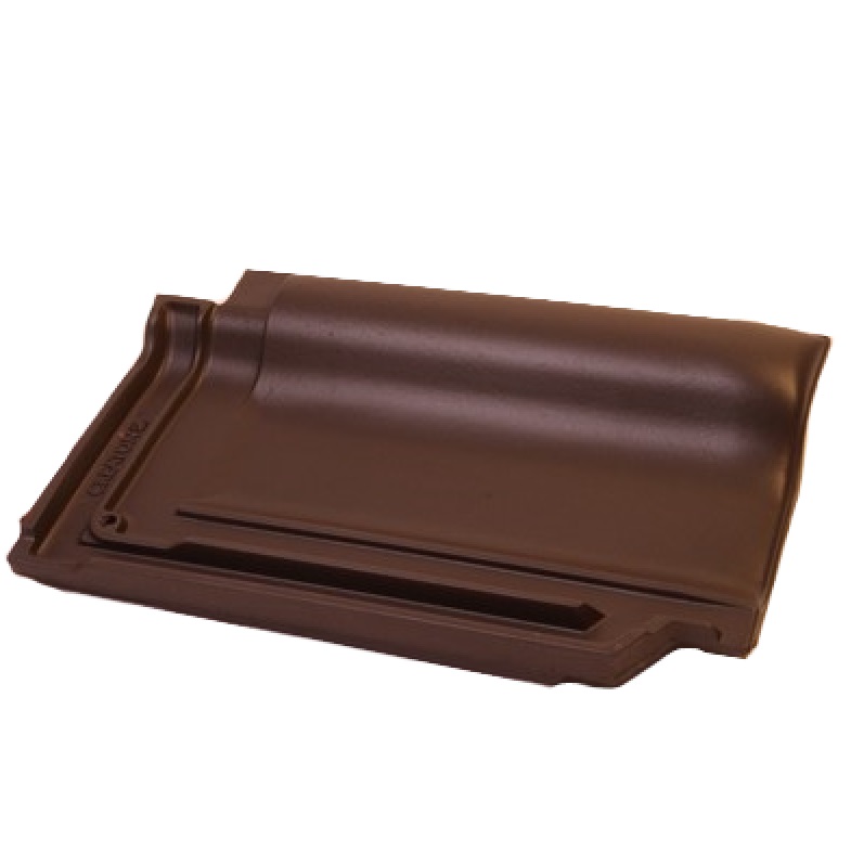 CRE MZ3 flat tile shade old grey engobed DOR