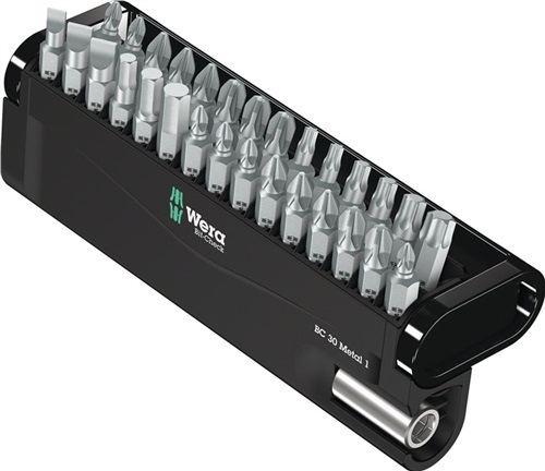 Wera Bit-Check 30 Metal 1 30-teilig Schlitz/PH/PZD/TX/6Kt - 05057434001