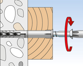 Fischer long-shaft dowel SXR 10x120 T PU=50