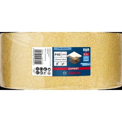 Rolka papieru ściernego Bosch EXPERT C470 115mmx50m K60