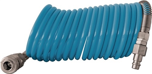 Spiral hose set ID 6mm OD 8mm L.5m PA coupler.DN 7.2 EWO