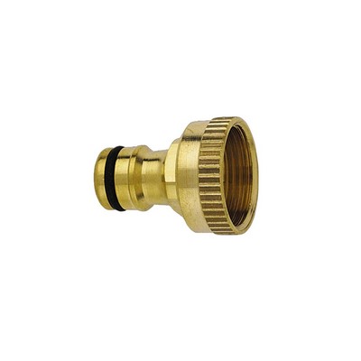 Green EAN MS plug-in system water tap connection 3/4" IG