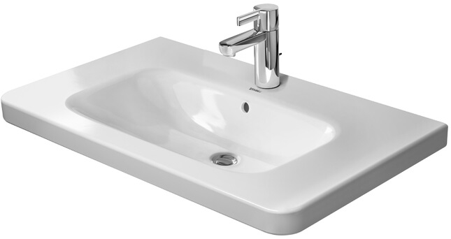 DU umywalka meblowa DuraStyle 800 mm z przelewem w. HLB. 1 HL. biały