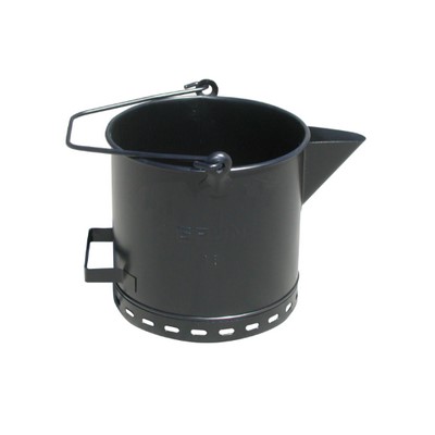 Green bitumen bucket 30cm with spout