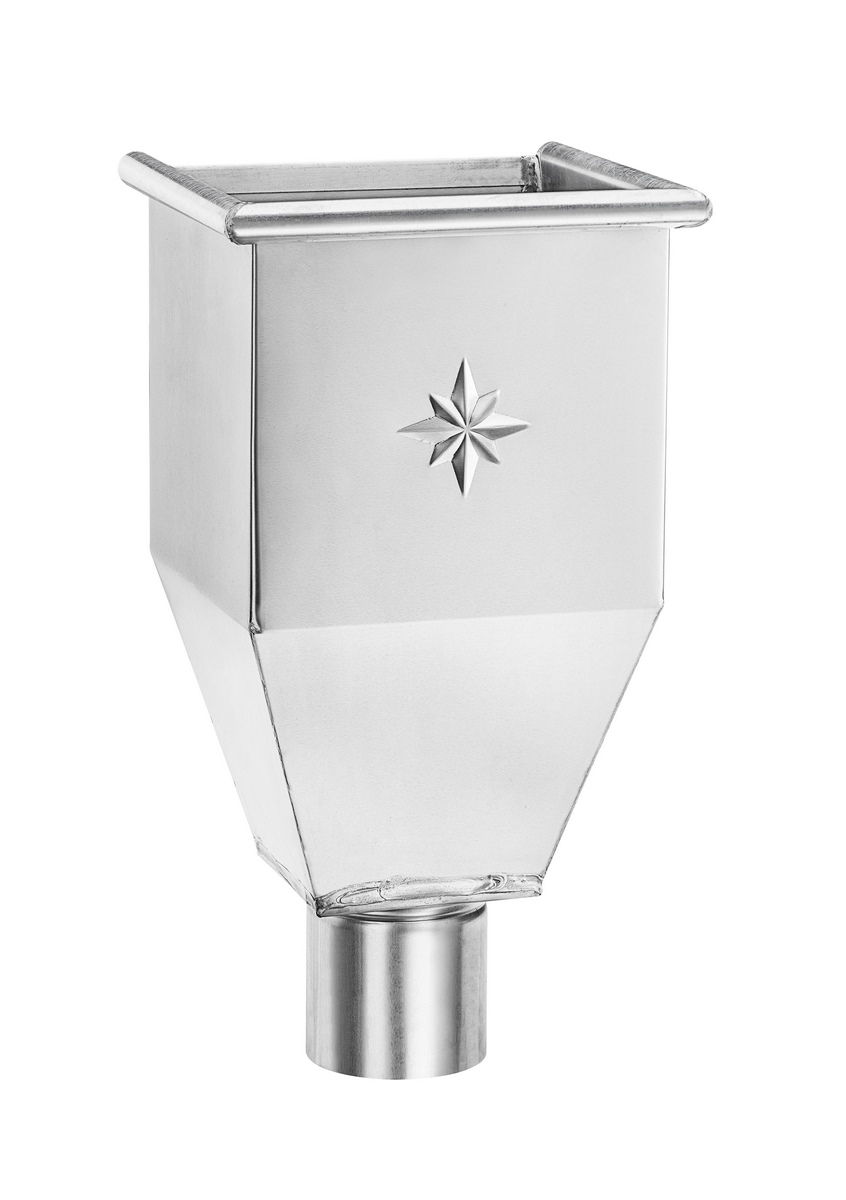 Grömo ZN-Wasserfangkasten lang DN120 395x220x220mm mit Stern