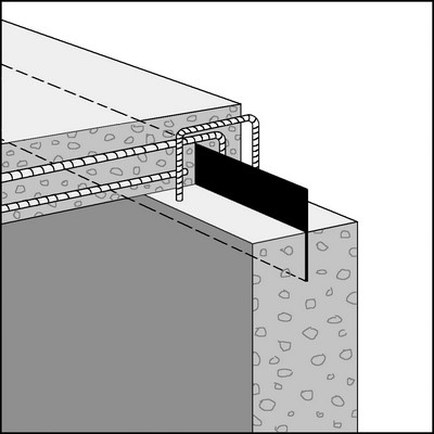 Mastertec sealing sheet 80 fully coated Dim: 2400x80x1.8mm