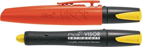 Marker przemysłowy Visor żółty wodoodporny PICA