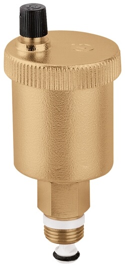 Caleffi Minical automatic air vent 1/2AG w. shut-off valve shut-off valve 502130