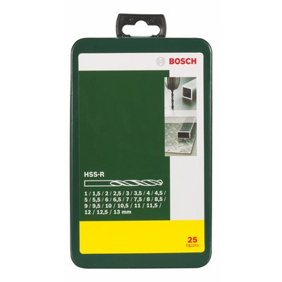 Bosch metal drill bit set HSS-R 25 pcs.