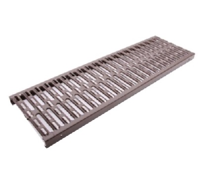 LEH PB safety grating 250x2000mm dark brown