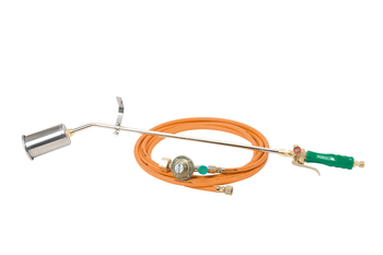 Perkeo P1 welding torch set 10m hose 60mm head 0-4bar regulator+SBS G3/8""LH