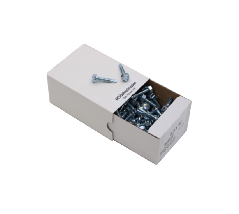 Self-drilling screws DIN 7504 vz 100 pieces pack 6.3x32mm