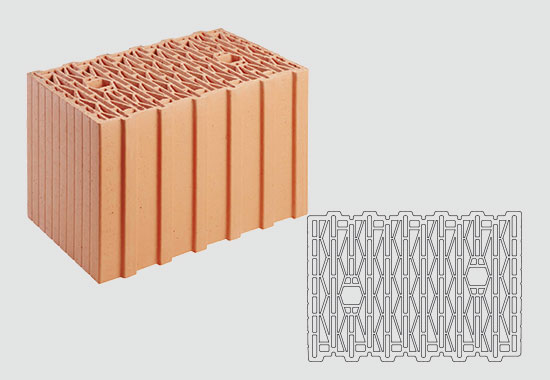 HÖH UNIPOR W09 WH-Planziegel 0.60/6 247x365x249 12 DF - 18236