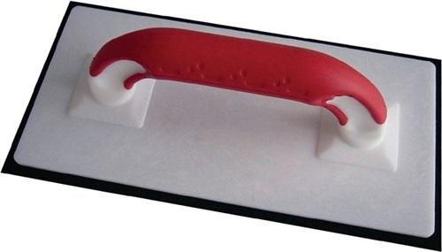 Grater board Ku.L280xW140xS10mm w.2-K-handle.w.cellular rubber pad