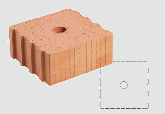 HÖH Mz 1.8/20 toothed baby block 247x240x113 4 DF - 35708