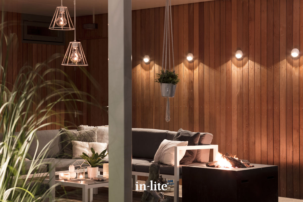 in-lite wall light LED Blink 12V 1.5W aluminium rose silver warm white